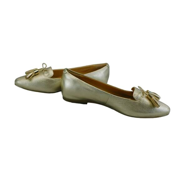 Trotters Women's Hope Flats Metallic Gold Shoes - Size 6.5M - Picture 2 of 9